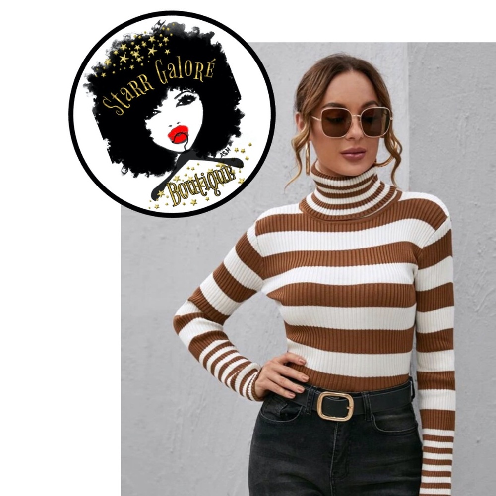 Coffee and Cream Turtle Neck